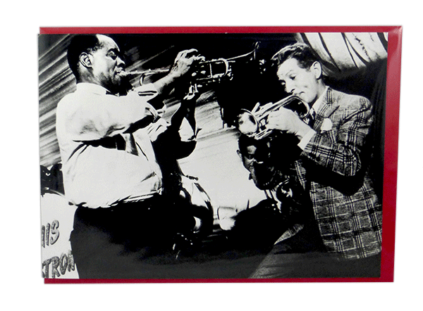 Greetings Card - Louis Armstrong and Danny Kaye 1959