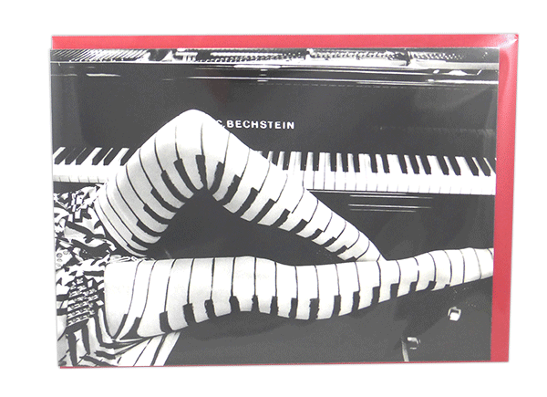 Greetings Card - Piano Legs