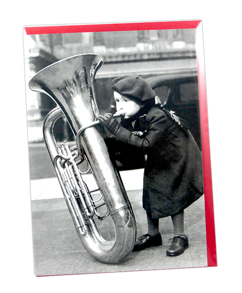Greetings Card - Tuning Up