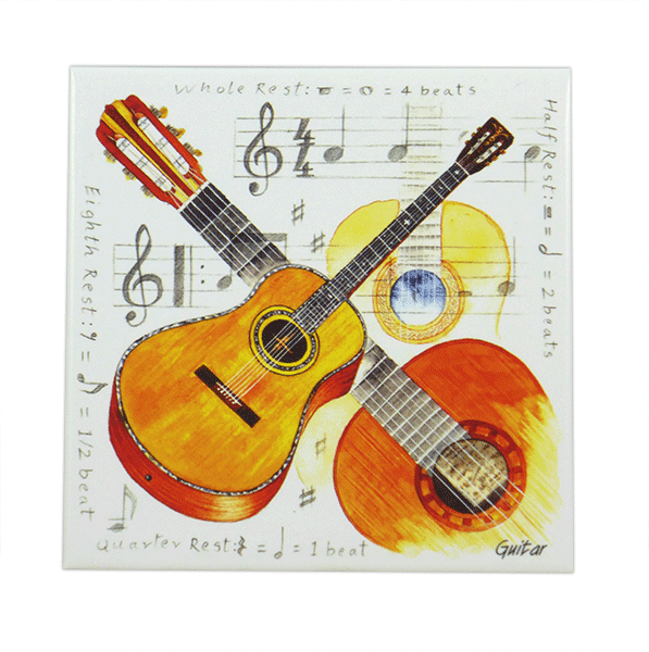 Guitar Fridge Magnet by LS