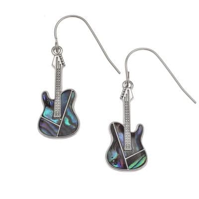 Guitar Paua Earrings by Tide Jewellery