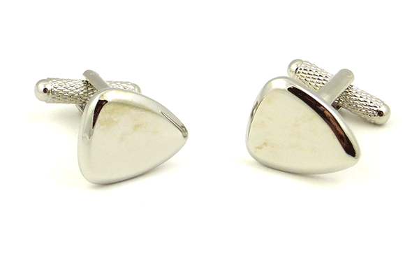 Guitar Plectrum Cufflinks by Onyx Art