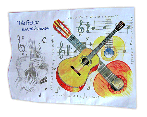 Guitar Tea Towel – Music Tea Towels & Gifts | musical gifts online