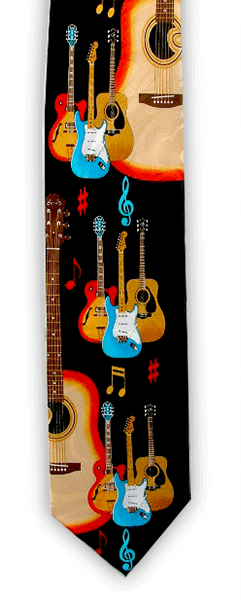 Guitar Tie by Tie Studio