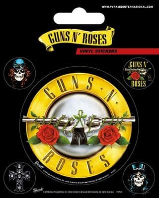 Guns N' Roses (Bullet Logo) Stickers by PYM