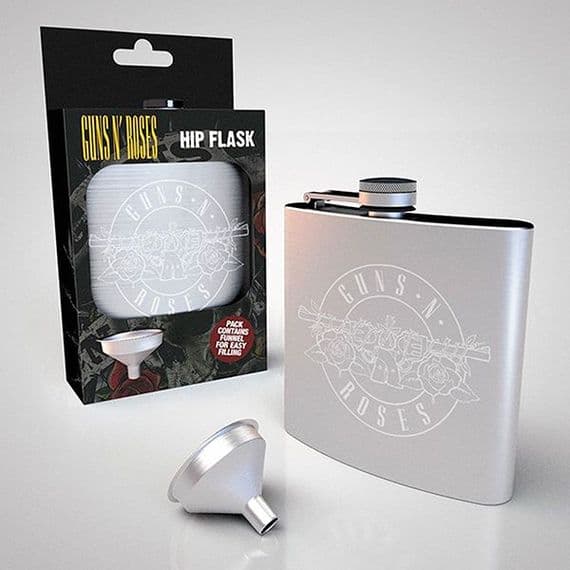 Guns N' Roses Hip Flask - Music Memorabilia | musical gifts online