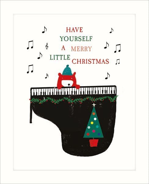 Have Yourself a Merry Little Christmas Card - Music Card | musical gifts online