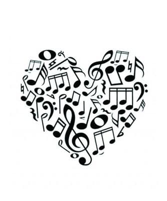 Heart of Clef Greetings Card by MGC