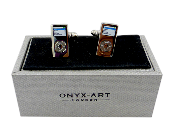 IPod Cufflinks by Onyx Art – Music Cufflinks | musical gifts online
