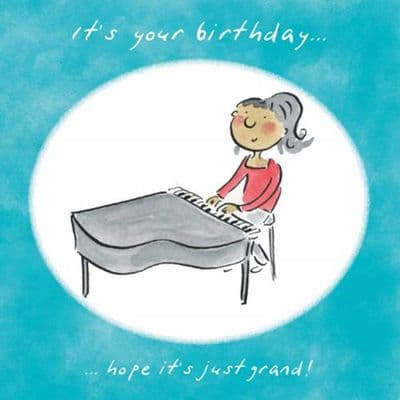 It's Your Birthday Hope It's Just Grand Card by HM