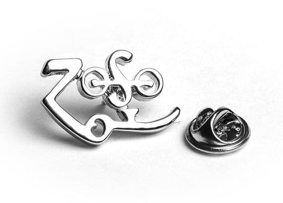 Jimmy Page Zoso Metal Lapel Badge - Led Zeppelin | musical gifts online