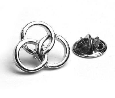 John Bonham 3 Circles Metal Badge