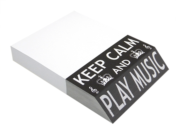 Keep Calm and Play Music Slant Pad by LS