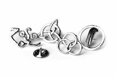 Led Zeppelin Four Badge Set by GF