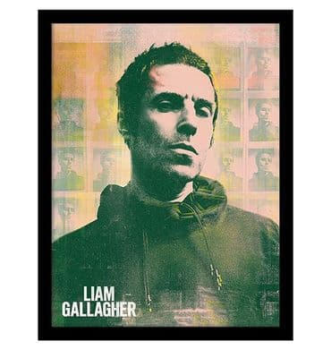 Liam Gallagher (Polaroids) Framed Print