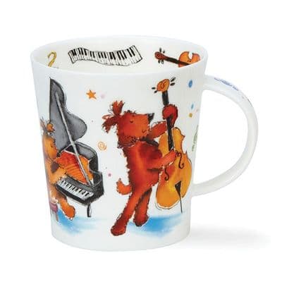 Lomond Groovy Dogs Music Mug by Dunoon