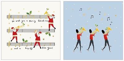 Maestro 10 Christmas Cards & Envelopes in Wallet