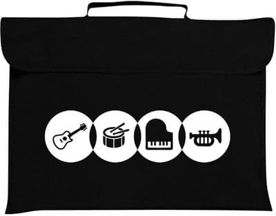 Mapac Black Music Bag - Musical Instrument Design