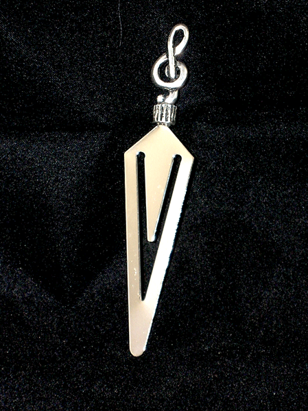 Metal Treble Clef Bookmark