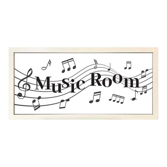 Music Room - Wall Art Framed Print - Music Gift | musical gifts online