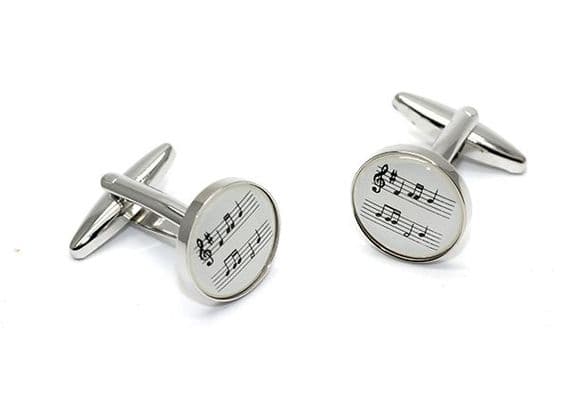 Music Stave Cufflinks - Cufflinks for Musicians | musical gifts online