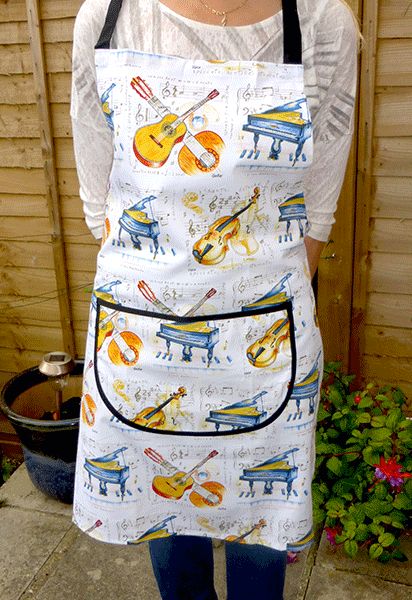 Musical Instrument Apron by LS