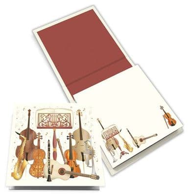 Musical Instrument Memo Block by Quire