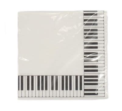 Napkins - Keyboard by AGR - 33 x 33cm