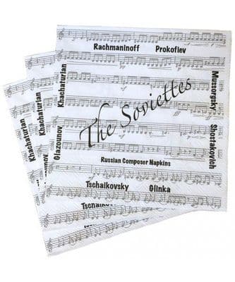 Napkins - The Soviettes by MGC - 33 x 33cm