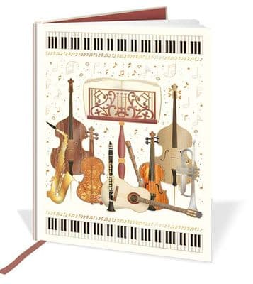 Notebook - A5 Musical Instruments by Quire