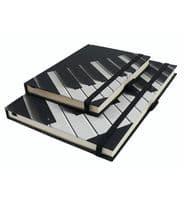 Piano Keyboard A5 Notebook - Music Themed Stationery | musical gifts online