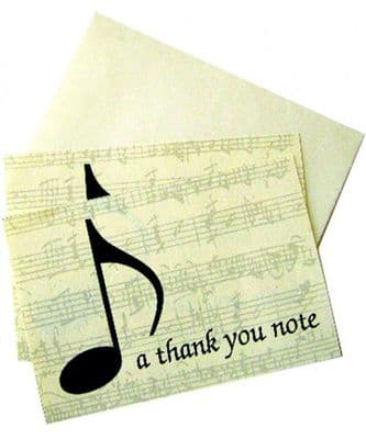 Notelets - A Thank You Note by MGC