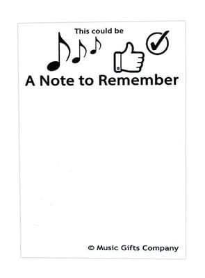 Notepad - A Note to Remember A6 by MGC