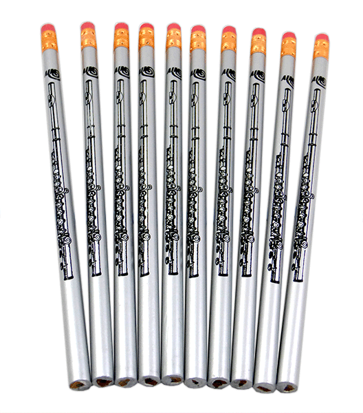 Pencil - Flute in Silver by AIMG