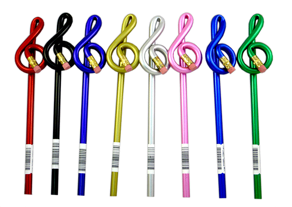 Pencil - Treble Clef Bentcils