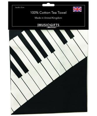 Piano Keyboard Tea Towel