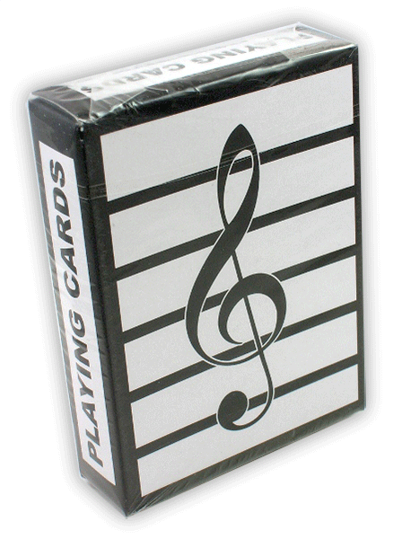 Playing Cards - Treble Clef