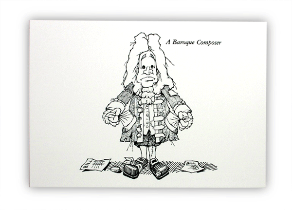 Postcard - A Baroque Composer