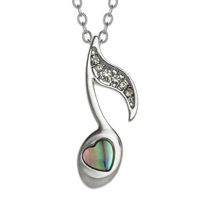 Quaver Paua Shell Necklace by TJ