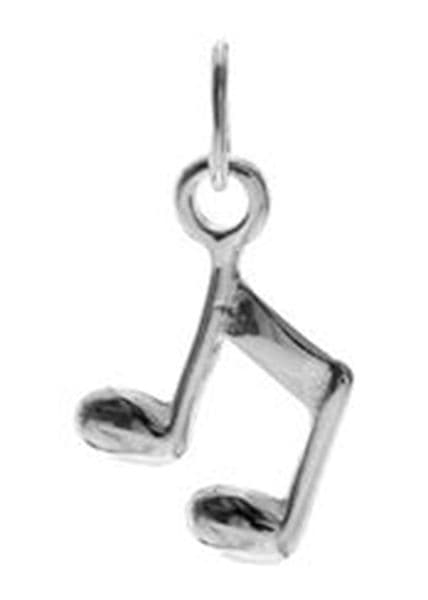 Quaver Sterling Silver Necklace - Music Jewellery | musical gifts online
