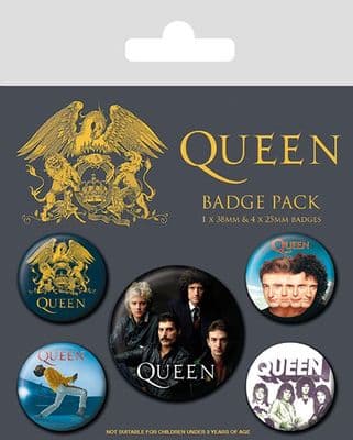 Queen (Classic) Badge Pack by PYM
