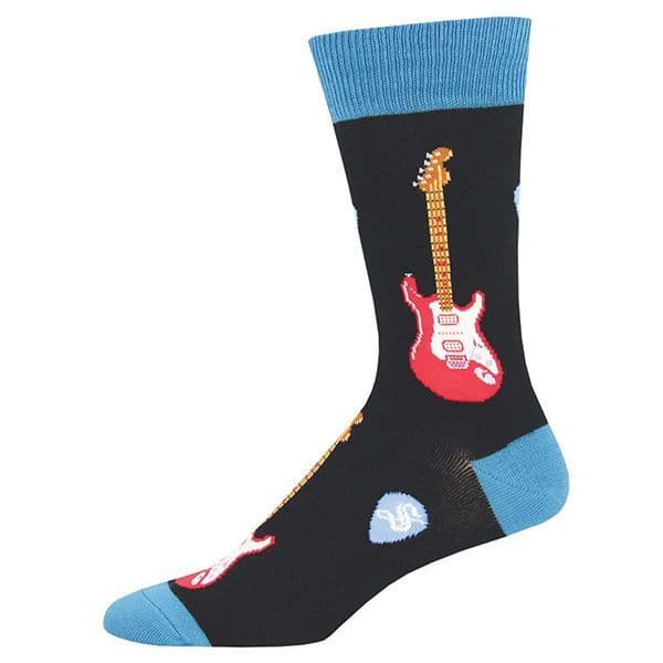 Red Electric Guitar Socks Music Themed Socks musical gifts online