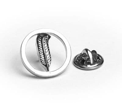 Robert Plant Feather Design Metal Badge by GF