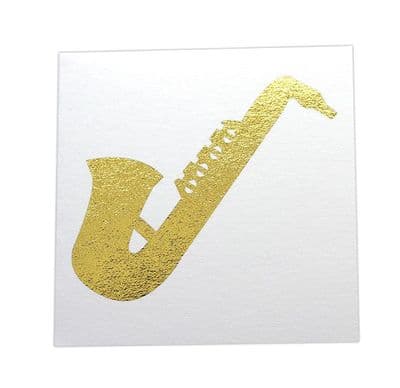 Saxophone Emoji Card by Colcards