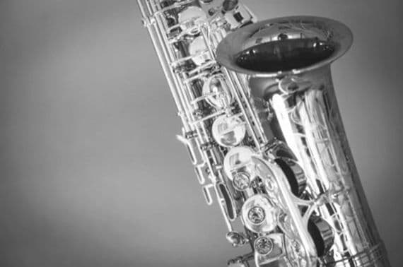 Saxophone Greetings Card - Saxophone Card | musical gifts online