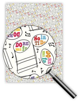 So La Ti Do Wrapping Paper by Quire