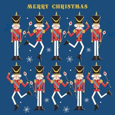 Soldiers Christmas Cards in 6 Pack