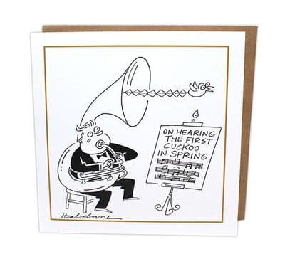 Sousaphone Greetings Card by Col Card
