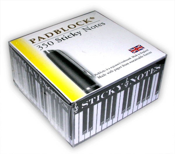 Sticky Notes - Piano Keys by Padblock