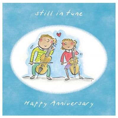 Still In Tune Anniversary Card by HM